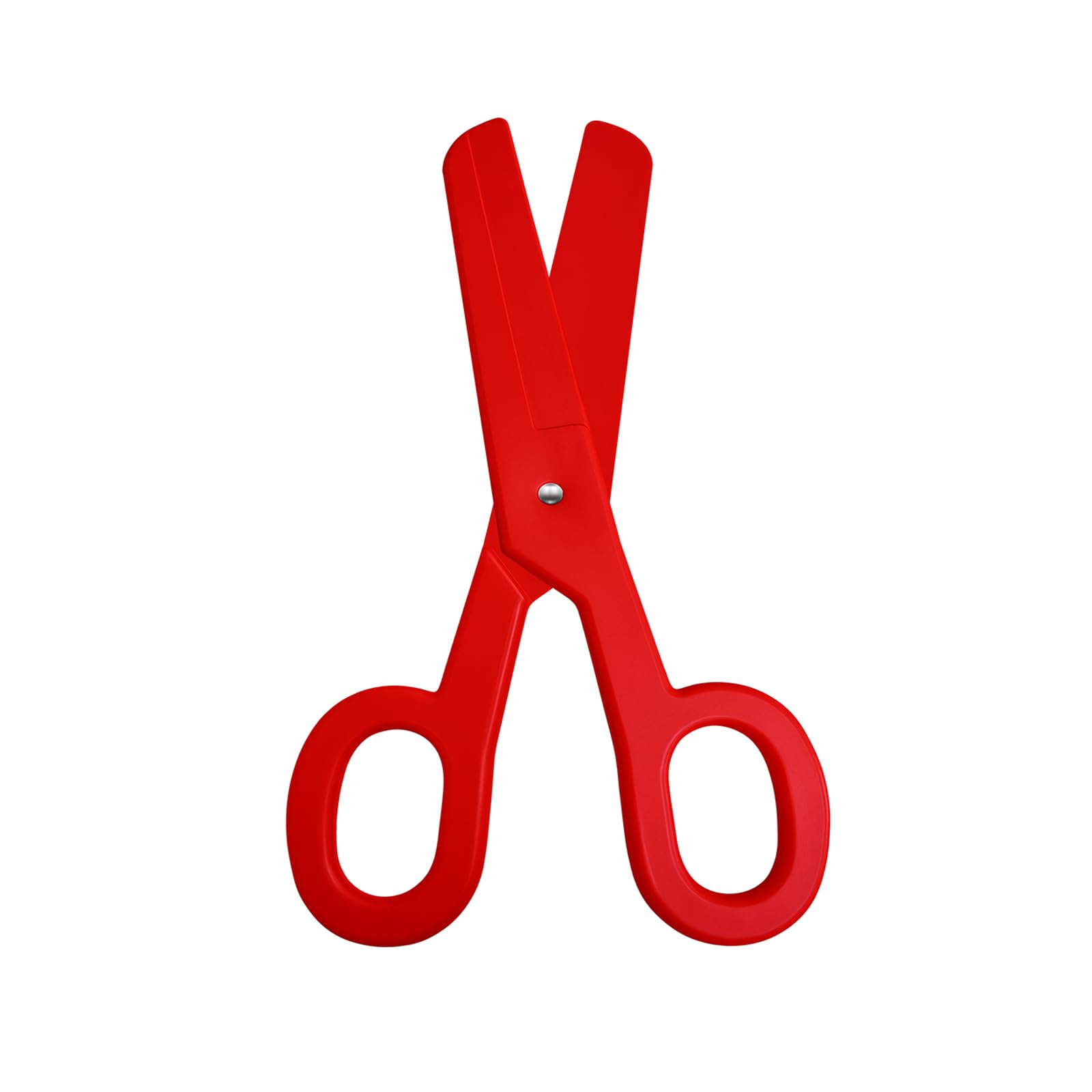 Miaija Giant Scissors Prop Red Clown Scissors Toy Plastic Oversized Cosplay Accessory Halloween Party Decorations Lightweight Design for Themed Events Circus Carnival Costume,38 * 15cm