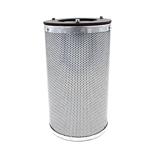 Cartouche à charbon actif en acier galvanisé Ø 145 x 250 mm (COV) Cover