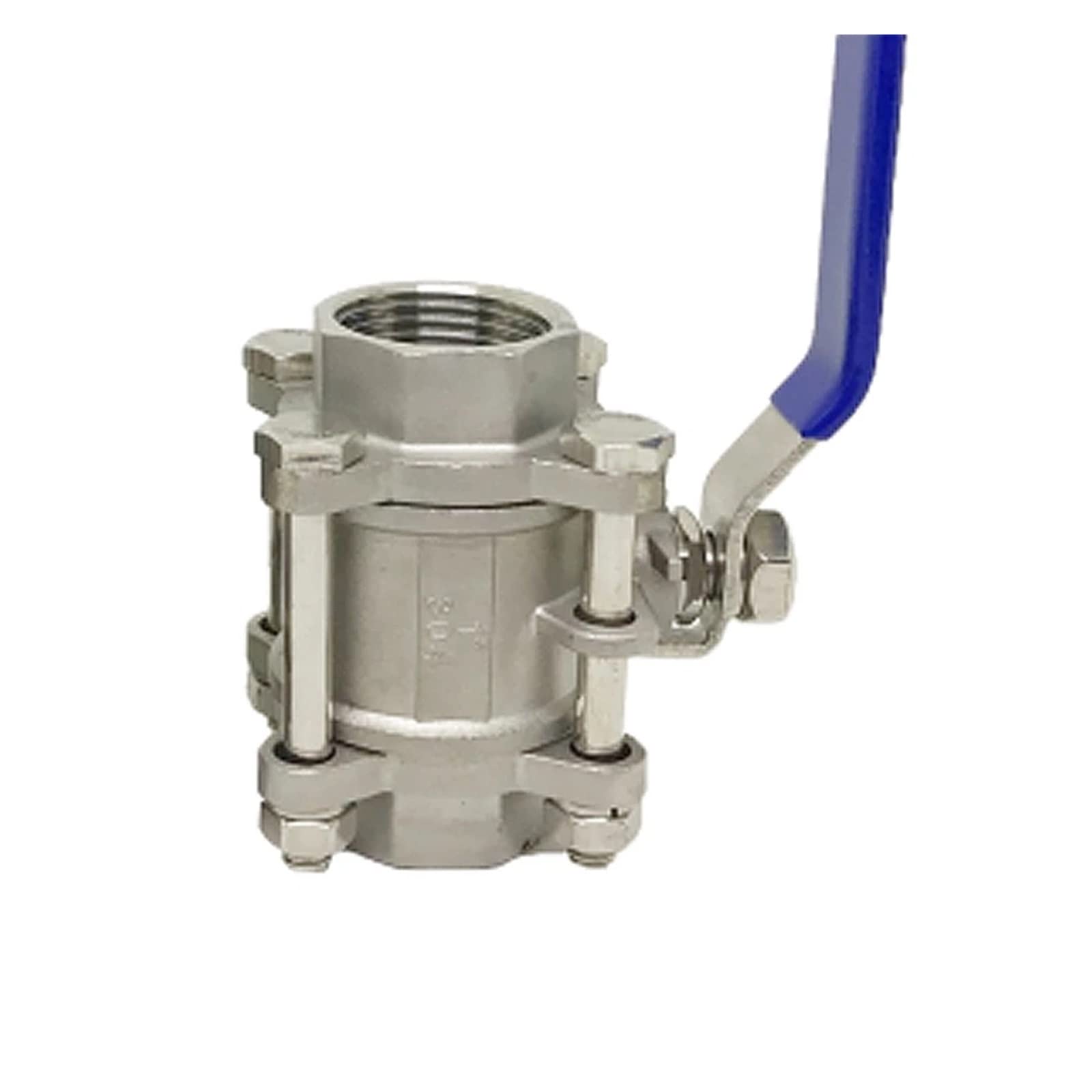 Valvola a sfera in tre pezzi con filettatura BSP in acciaio inox da 1/2", 3/4", 1" e 2" DN15, DN20, DN25, DN32, DN40 e DN50. (Ss304, 0,75 pollici)