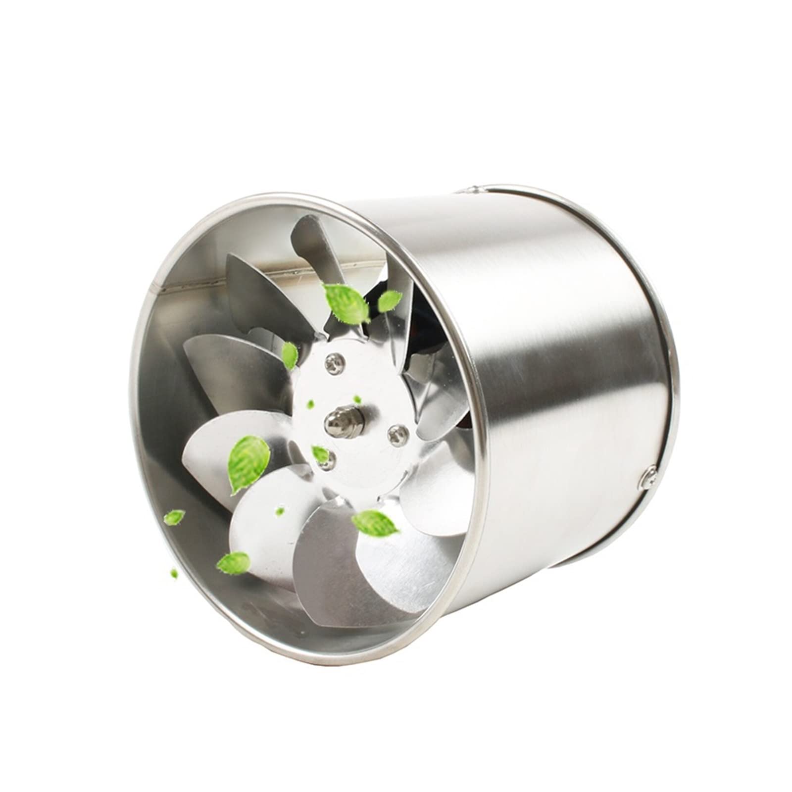 Souffleur de turbine ventilateur d'extraction en acier inoxydable tuyau de 4 pouces ventilateur de refroidissement à haute température(No cover)