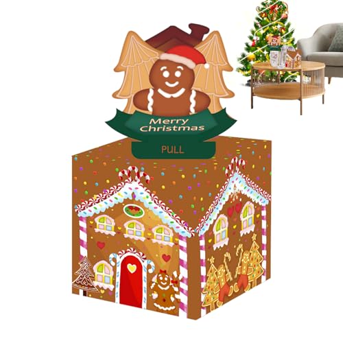 Caja de Dinero de Navidad: Caja de Regalo en Efectivo emergente, envasado de Fiesta Festivo para Amigos de la Familia y Amantes | Dispensador Divertido trae Felicidad y al Caja de Dinero de Navidad: Caja de Regalo en Efectivo emergente, envasado de Fiesta Festivo para Amigos de la Familia y Amantes | Dispensador Divertido trae Felicidad y al