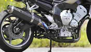 FZ-1 フェザー LeoVince GT Pro マフラー FZ1・FAZER スリップオン・チタンマフラー - YouTube