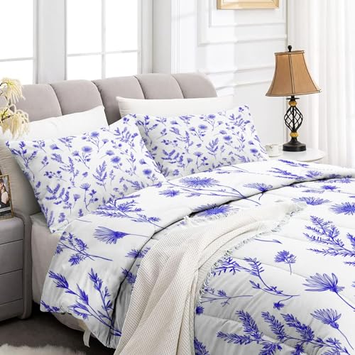 Couette réversible 220x240 blanche avec édredon 4 saisons lavable en machine