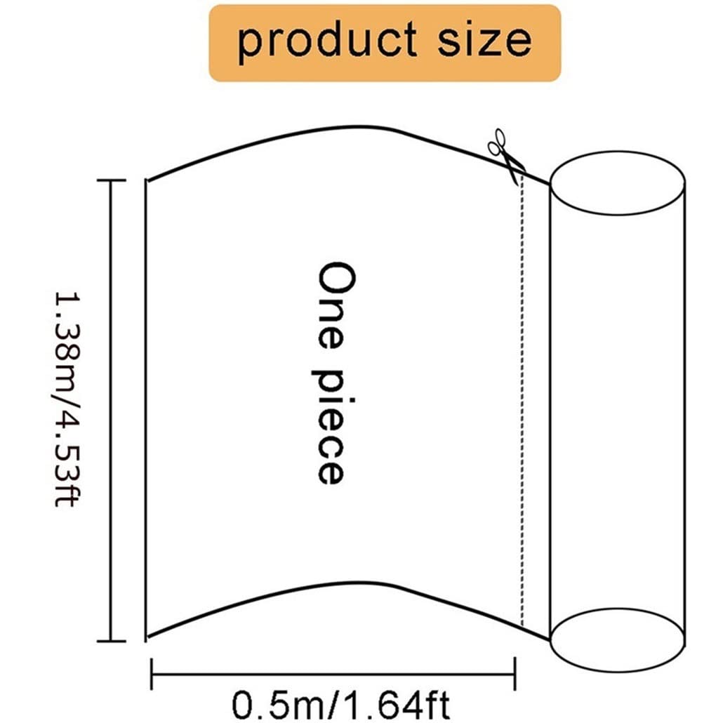Generic Pu Leder, Ette Grau Kunstleder Stoff Wildleder Zurück Ledertuch Wasserdicht Kratzfest Zum Nähen Bow Bag Sofa Auto Diy/Orange 300Cm/W1,38M