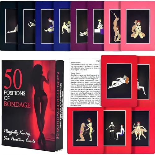 yilemeiyile 50 défis pour Adultes, Jeu de Couple Coquin: 50 gages, défis Ŝèxy et romantiques à réaliser à Deux pour Pimenter sa Vie de Couple | Cadeau...