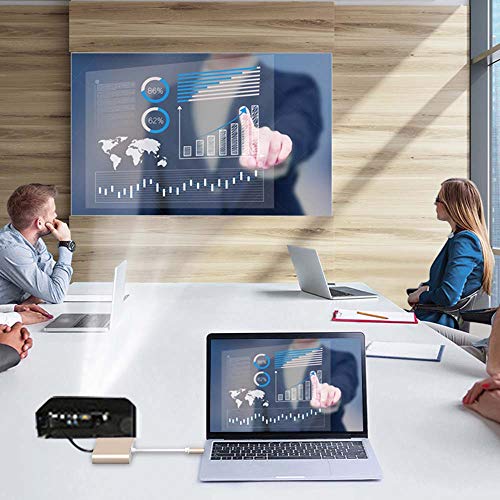 Cuxnoo Usb C To Vga Adapter, Multiport Usb-C Hub With Type C Pd 60W Fast Charging And Usb 3.0 For Usb-C Thunderbolt 3 Port Ipad Pro, Macbook Pro, Retina, Air, Etc To Vga Monitor, Projector And More #TOP2