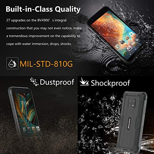 Rugged GSM Unlocked Cell Phones, Blackview BV4900 Rugged Smartphone, 4G  Android 10 Android Phone, 5580mAh 5.7