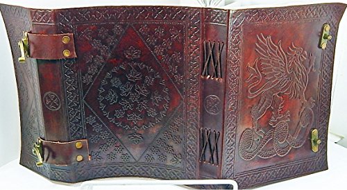 Anuent Leather Journals Christmas Gift Handmade Traditional Genuine Leather Cover Personal Plain Journal Diary Notebook For Business Work #TOP4