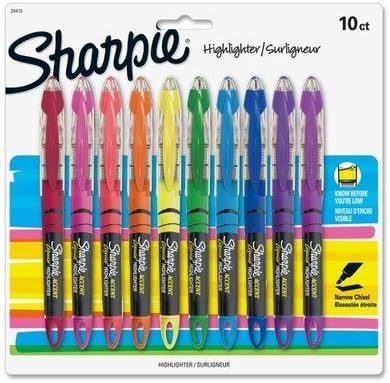 (3 Pack Value Bundle) Accent Liquid Pen Style Highlighter, Chisel Tip, Assorted, 10/Set