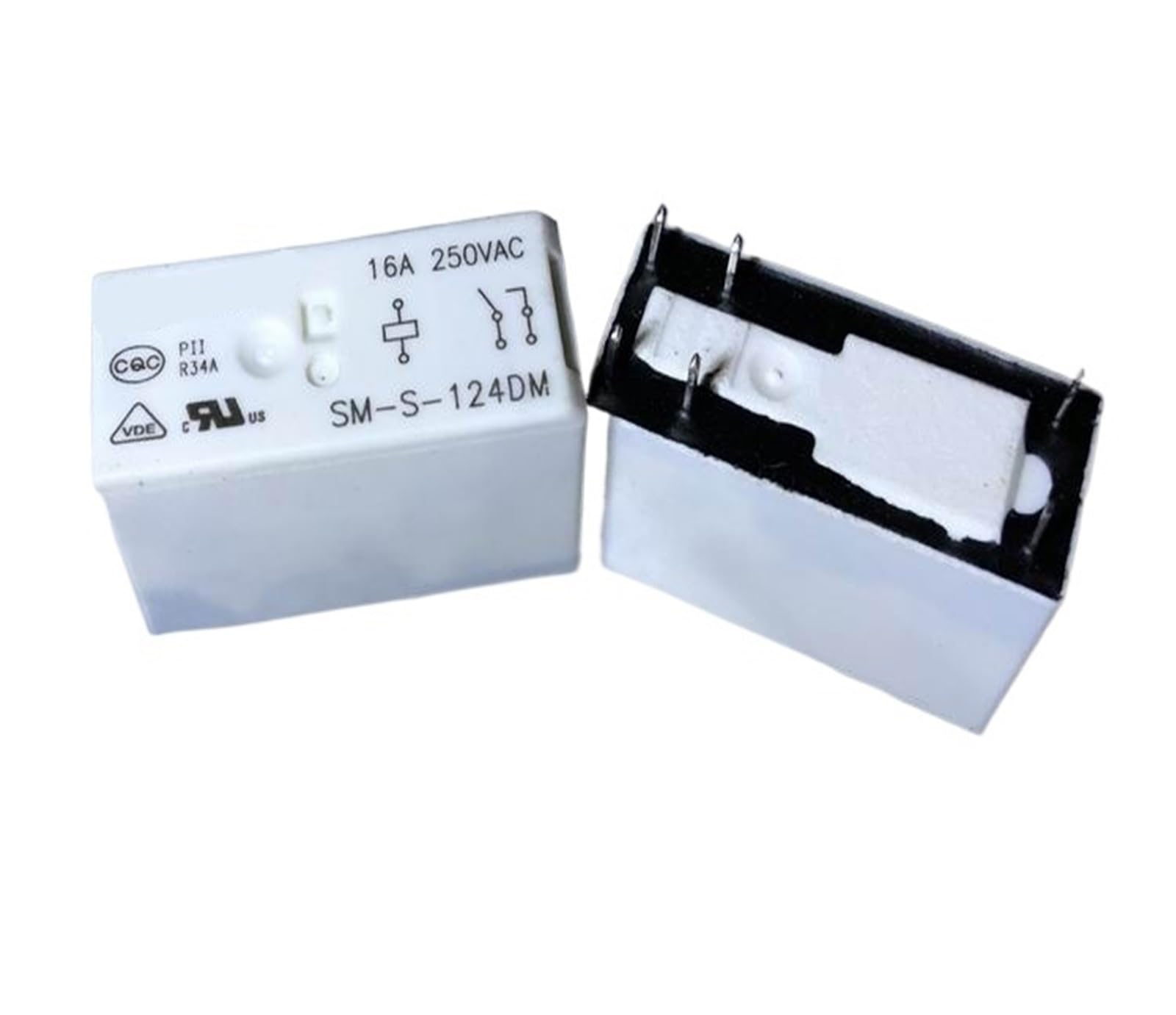 Relé de 6 pines 115F-1A-6P-12V interruptor para automatización 3