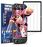 【日本国内販売店】Switch2 保護フィルム / スイッチ2 保護フィルム【3枚セット+簡単ガイド枠付き】ドック対応 硬度9H 全面保護 99%透過率 貼りやすい 自動吸着 指紋防止 目の疲れ軽減 超鮮明な画質 耐衝撃 飛散防止 気泡ゼロ Switch 2 ガラスフィルム