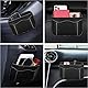 Forreen Auto Aufbewahrungstasche Universal, 2 Stück Autotaschen für Schlüssel Selbstklebend PU-Leder Autositz Seitentasche Multifunktion Autositz Konsole Organizer für Handys Geldbörsen Schlüsseln