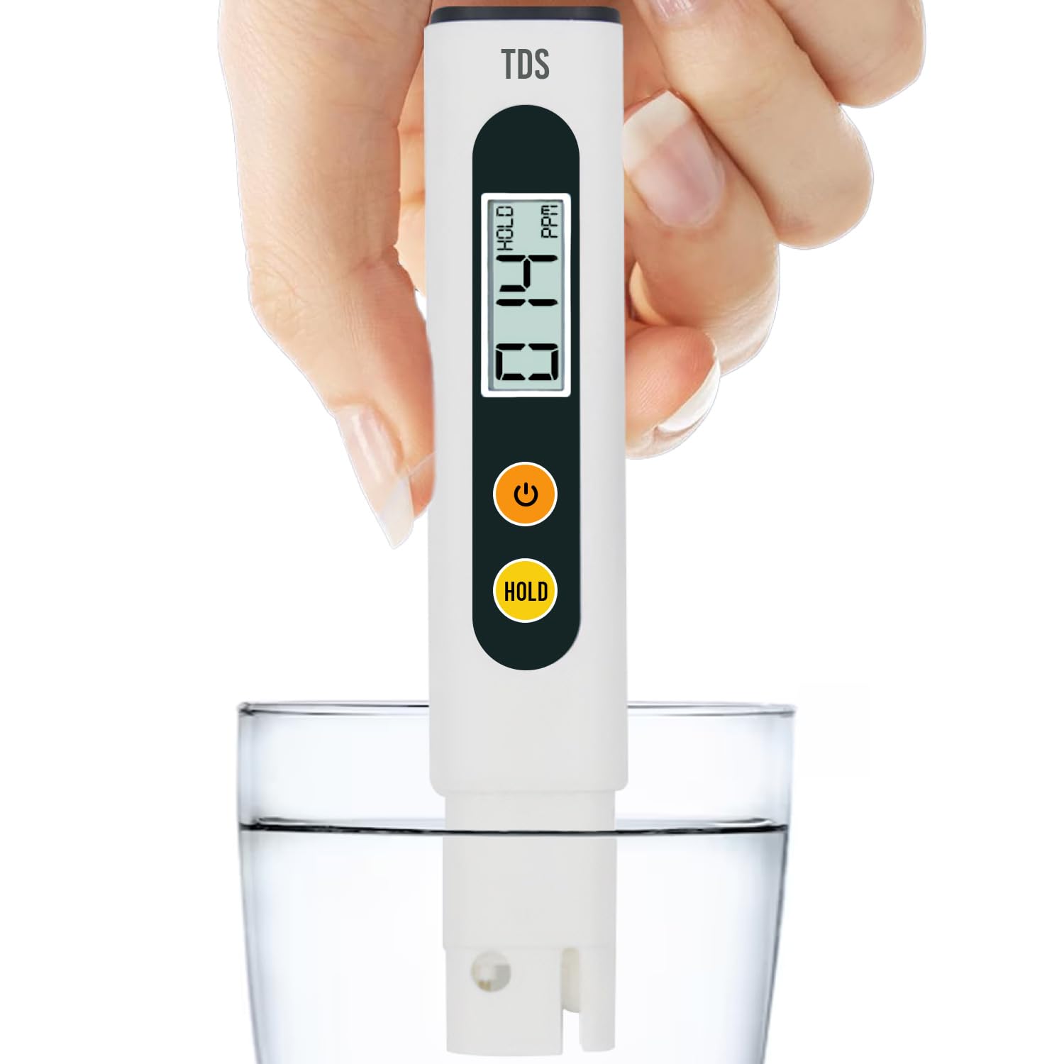 TDS Meter Digital Water Tester - Accurate Water Tester for Drinking Water | 0-9990 PPM Meter - 1s Water Quality Tester - TDS Water Tester for Hydroponics, Household Drinking, and Aquarium - Amazon product rated Grade A