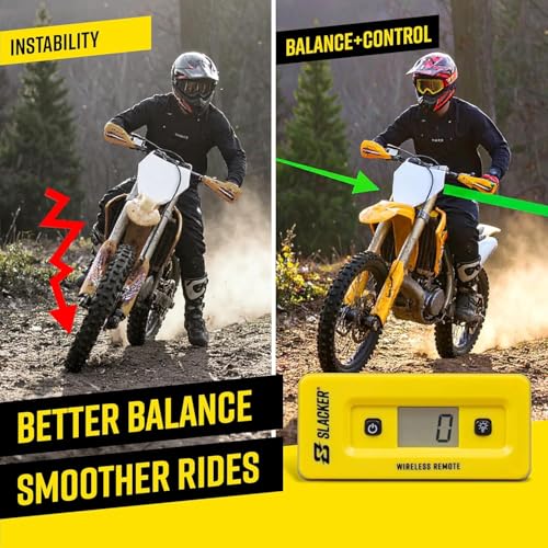 Image of Slacker Wireless Remote Display - Bike Tool for Accurate Sag Setup and Suspension Tuning, Compatible with Slacker V5 (Yellow) - LCD Wireless Display for Smooth, Reliable Real-Time Measurement
