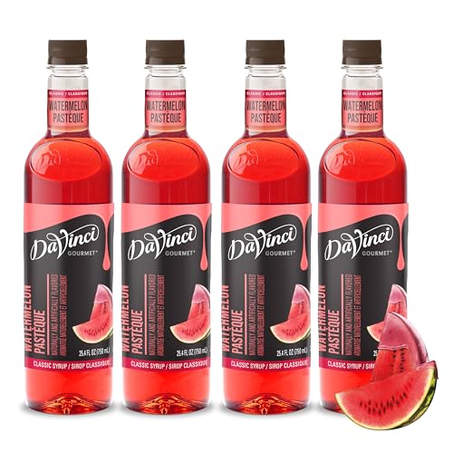 Image of DaVinci Gourmet Classic Watermelon Syrup, 25.4 Fluid Ounces (Pack of 4)