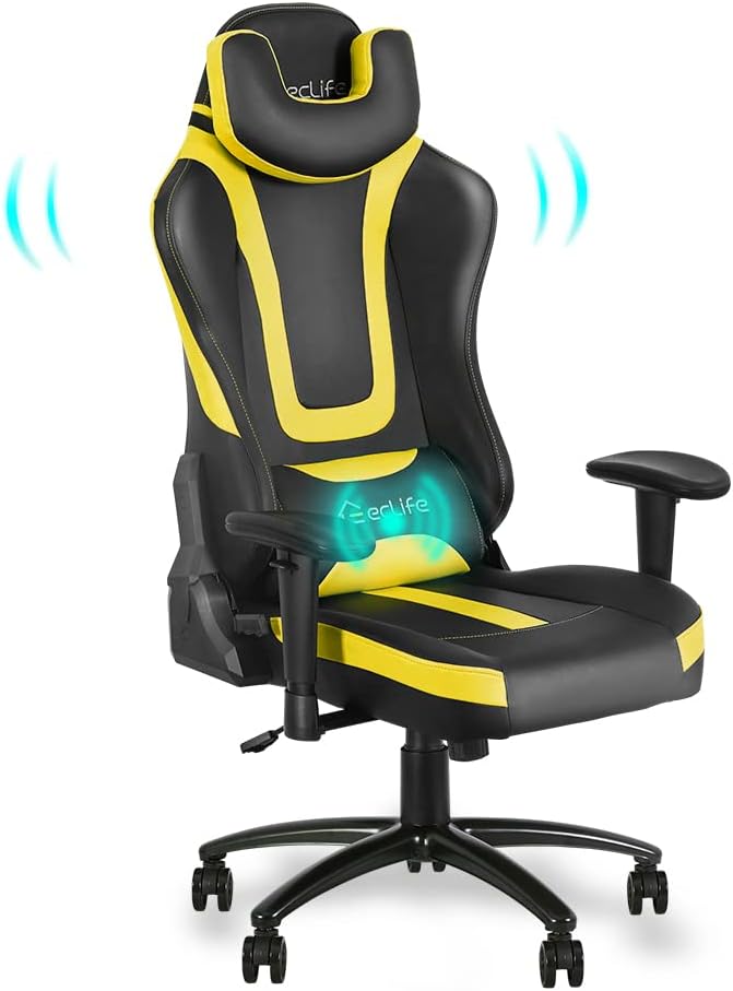 Ergonomic Video Gaming Chair with Adjustable Dominican Republic Ubuy