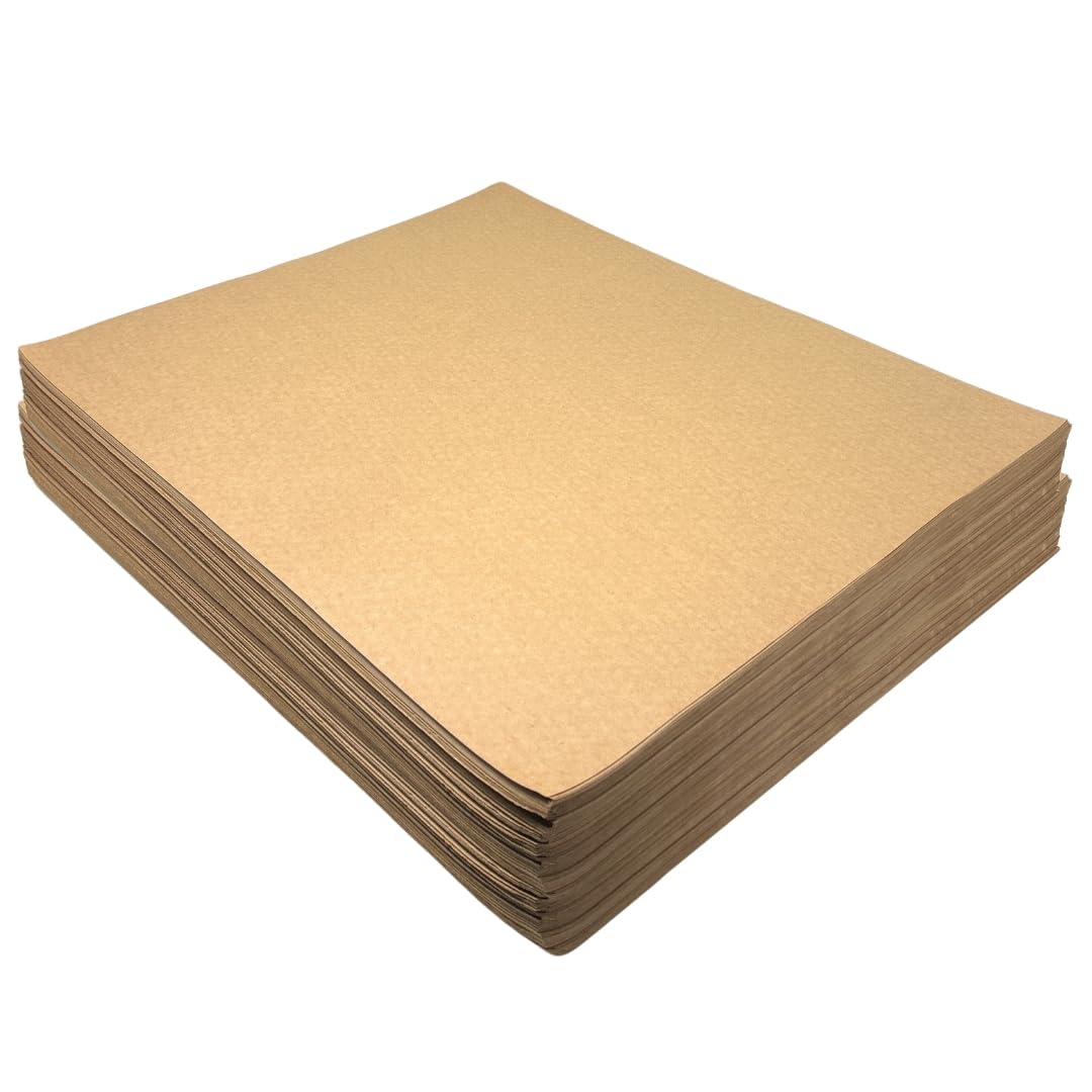 N.F. String & Son Kraft Paper Sheets - 20 x 16 in. - 250 Kraft Sheets, Kraft Paper, Heavy-Duty Brown Craft Paper Sheets for Arts and Crafts, Drawing, DIY, Packaging (250)
