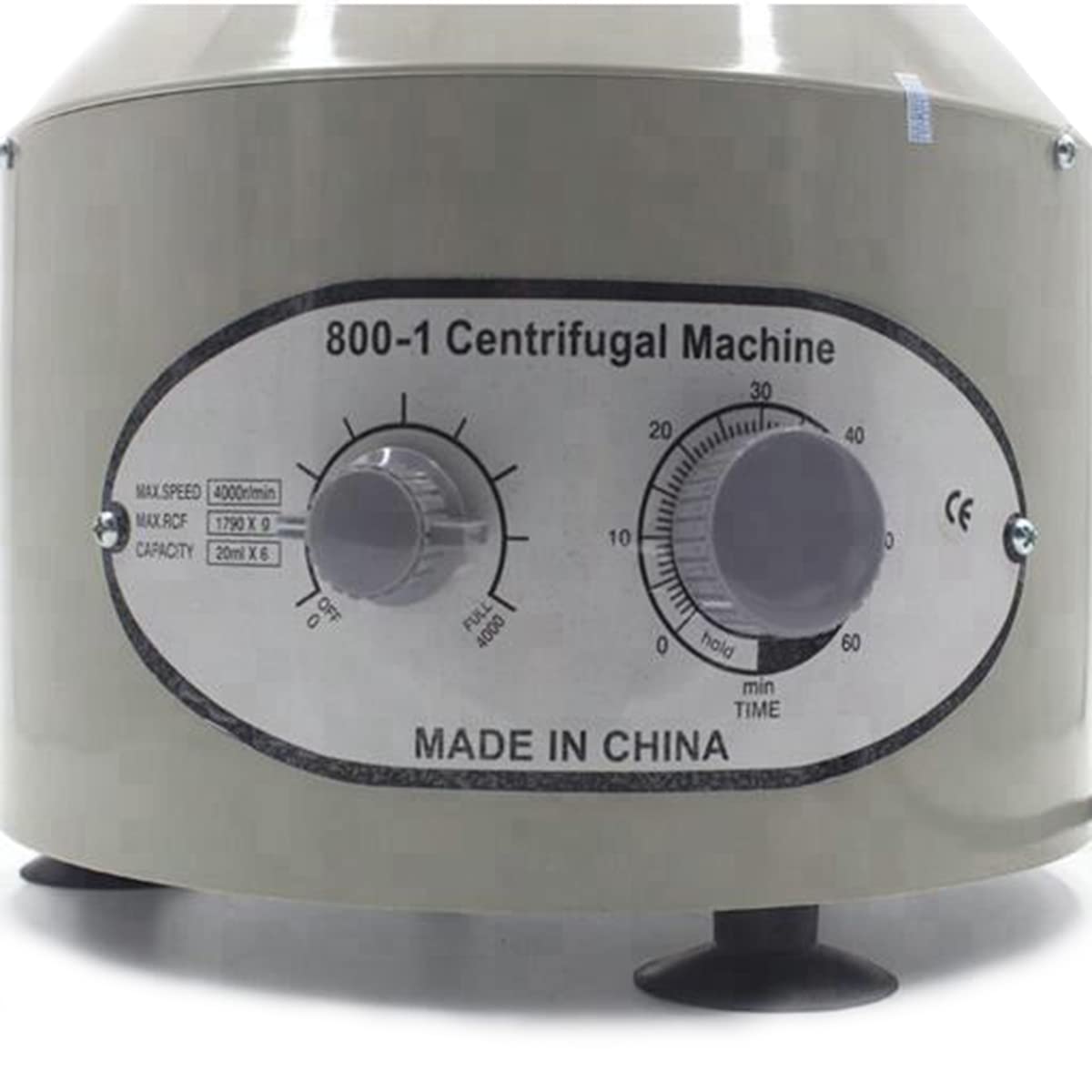 Centrífuga de sobremesa eléctrica pequeña, centrífugas de Laboratorio de 4000 RPM, máquina centrífuga eléctrica, centrífuga médica con velocidades Ajustables y Temporizador, 6 x 20 ml