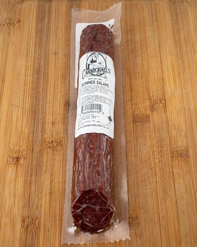 Carmichael Meats - Carmichael's Summer Salami 275g | Charcuterie, Smorgasbord, Hors D'oeuvres | Made in Canada