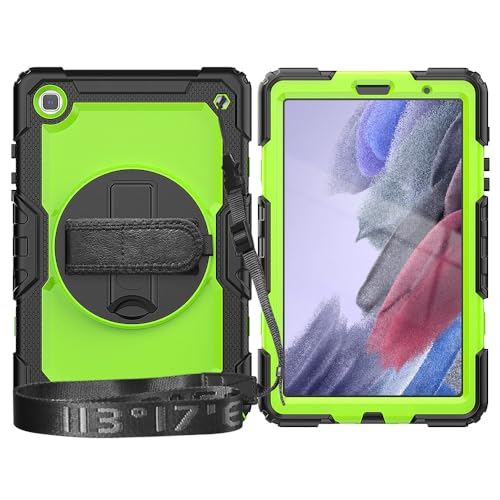 Étui rotatif Samsung Galaxy Tab A7 Lite SM-T220 coque protection vert