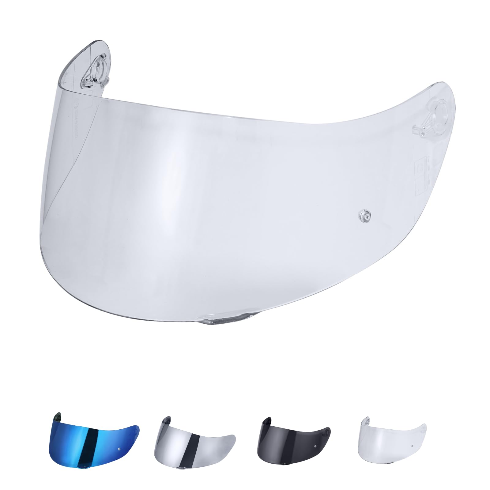Visera Casco Moto Reemplazo para AGV K1 K3SV K5,Lente de Casco de Protección contra el Viento para Motocicleta,Accesorios para Cascos de Moto(Transparente)