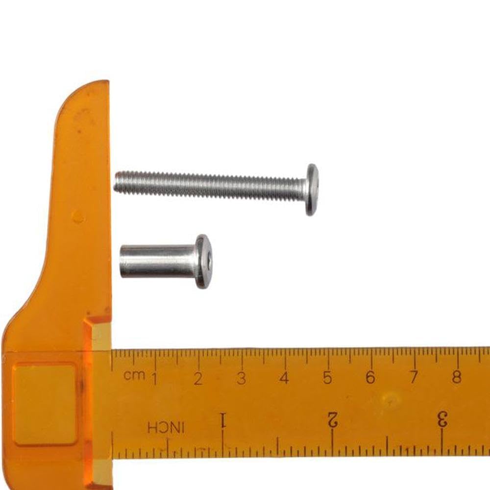 Drenky 5 X 10 Connection Screws 5 Black Belt Buckle Binding Bolts