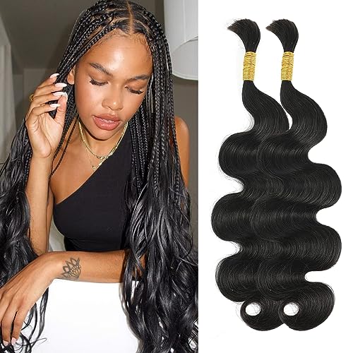 Urgirl Body Wave Micro Braids No Weft 100 Human Hair for Braiding Body
