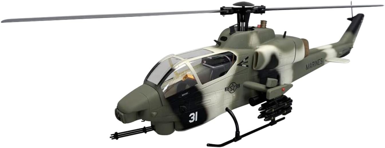 ROBAN 470 Size RTF AH-1 Cobra Military Camouflage RC Helicopter X2 GPS Model