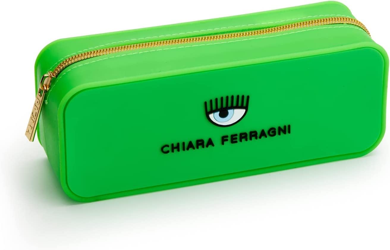 Astuccio Pochette Chiara Ferragni Verde + Omaggio Braccialetto Amicizia e Penna Colorata Astuccio Pochette Chiara Ferragni Verde + Omaggio Braccialetto Amicizia e Penna Colorata