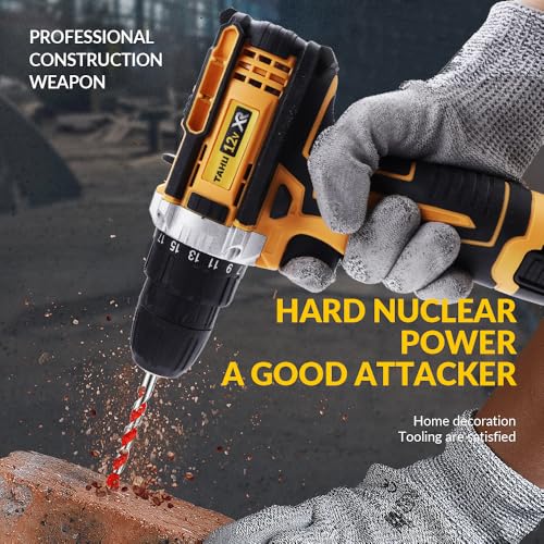 Taladro inalámbrico con batería y cargador 12 V miniatura 3