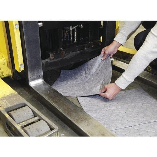 Spilltech Absorbent Pad,Universal,150 ft. L,PK100 GPB100H - 1 Each