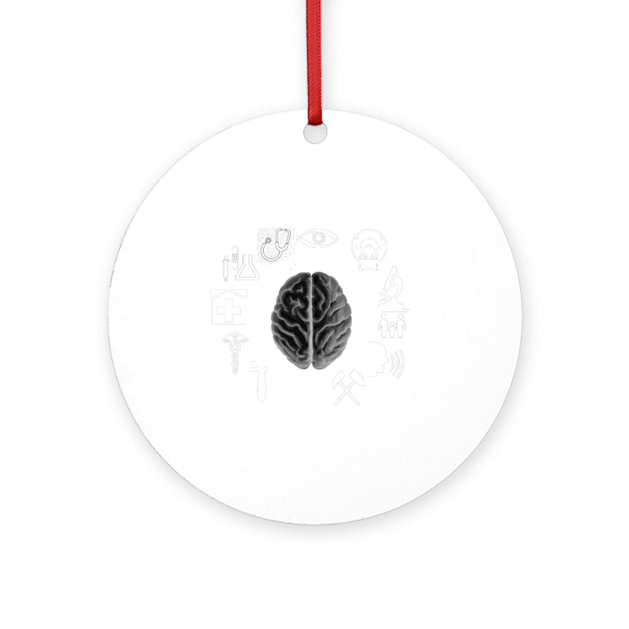 CafePress Allb Round 4" MDF Holiday Ornament