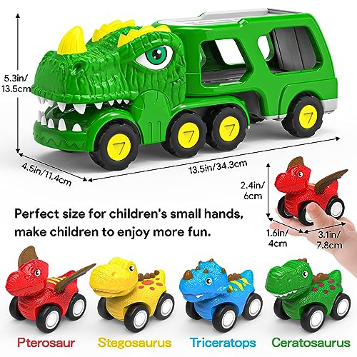 Lshfjnd Dinosauro Toddler Car Toys per 1 2 3 4 5