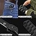 AUBEY Tanto Blade EDC Knife, 440 Steel Pocket Folding Knife with Liner Lock, Clip, Aluminum Handle and Glass Breaker, Nice Gift for Men Women (Black)