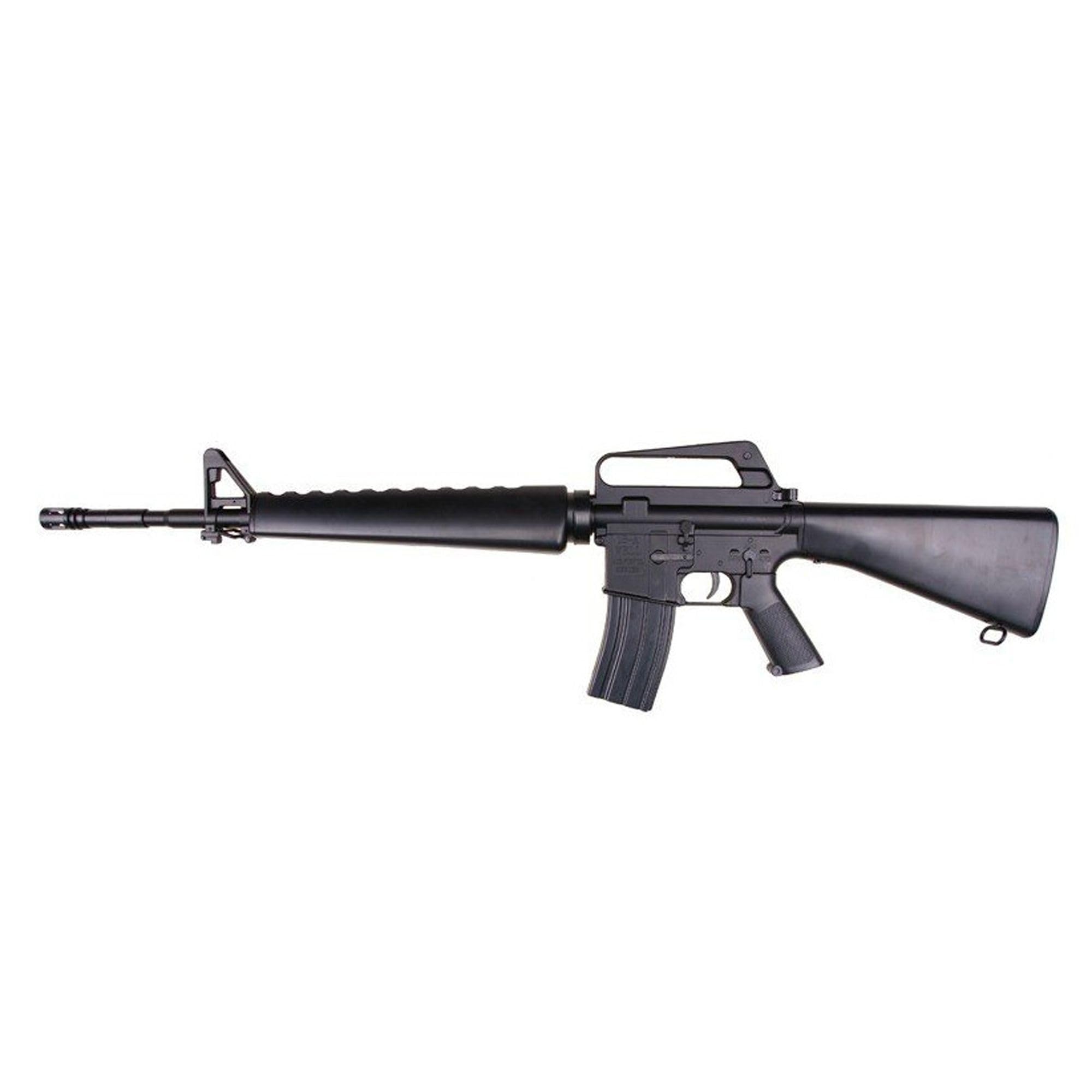 Pack Rifle Airsoft Modelo M16 Vietnam Spring/Materiales: Plástico de Alta Resistencia/Potencia 0.5 Joule/Se suministra con Accesorios