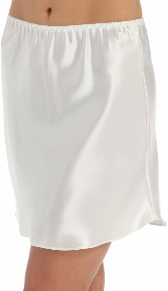 Farr West Essentials Shirt-tail Hem Half Slip Style 152-17 - Ivory - Large