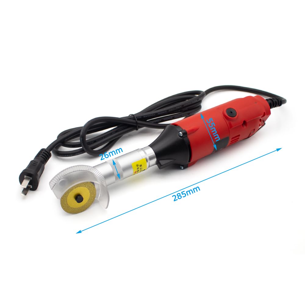 Limpiadora de Ranuras de Azulejos Eléctrica de 220V CA, Herramienta Manual para Quitar Lechada con Velocidad Ajustable de 350W