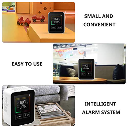 NICEXMAS Detector de Gás Branco Detector de Qualidade Do Ar de Propano Testador de Alarme de Gás de