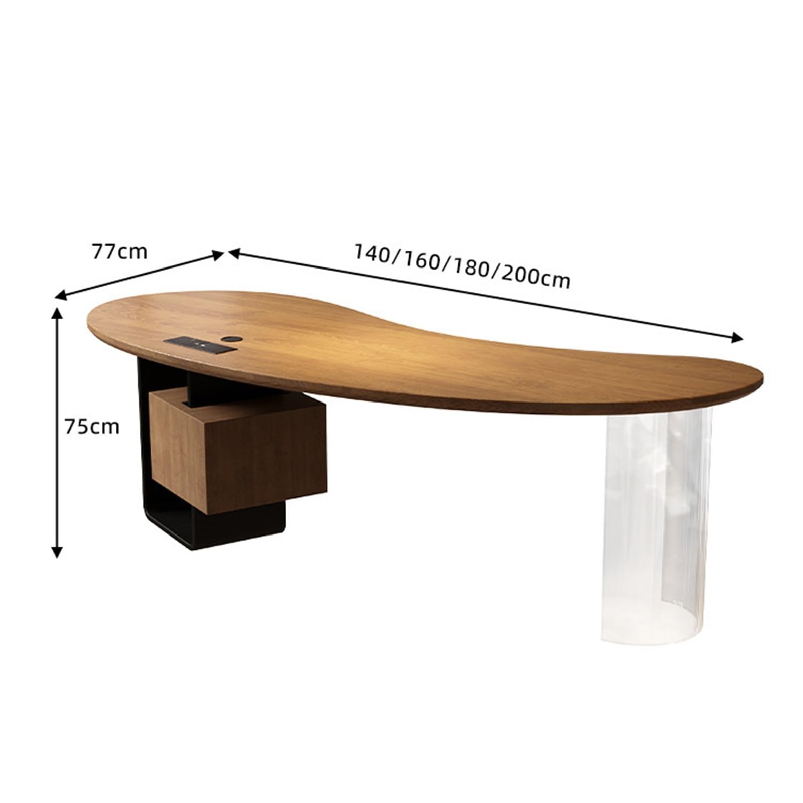 Versatile Tavolo da scrittura for computer ufficio Boss Desk Scrittoio