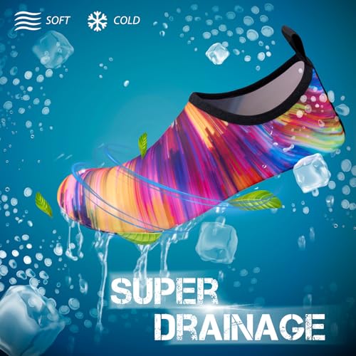 Image of SIMARI Water Shoes for Women Men Swim Aqua Socks Beach Pool Essentials Barefoot Surf River Boat Kayak Sea Yoga Sand Exercise Sport Accessories Breathable Quick-Dry Adult Youth Kid Size SWS001