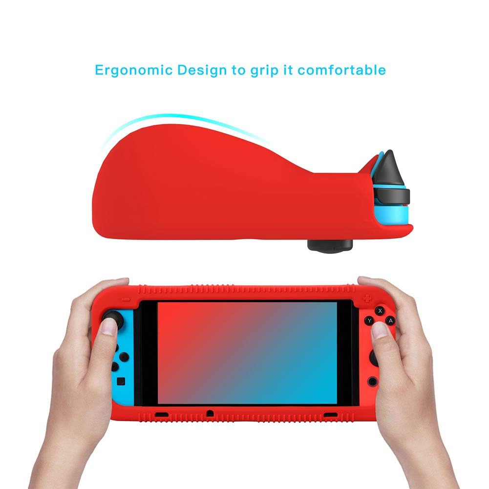 Teyomi Funda para Nintendo Switch, Silicona Protectora Compatible con Nintendo Switch Case