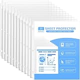 Teskyer Sheet Protectors 8.5 x 11 Inches, Clear Page Protectors for 3 Ring Binder, Letter Size Plast