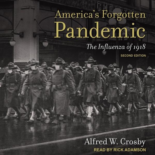 America's Forgotten Pandemic (Second Edition): The Influenza of 1918    
	                
	            

                 
                        Audible Audiobook 
                  
                        – Unabridged