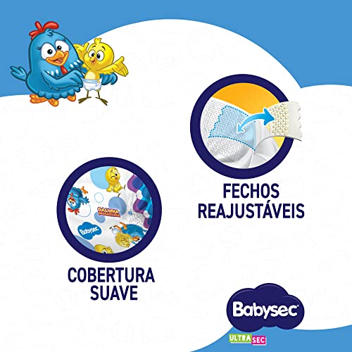Fraldas Babysec Ultrasec Galinha Pintadinha, P, 42 Unidades — foto 4 de 7