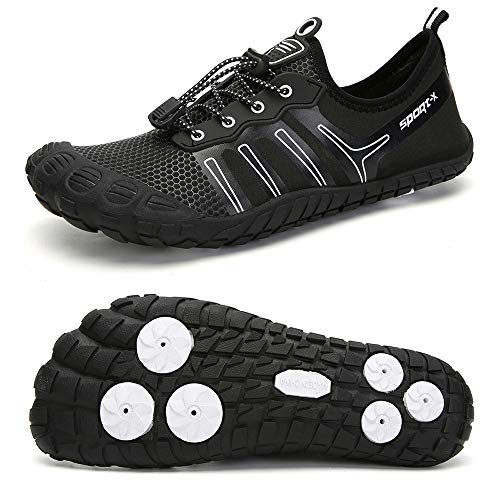 Ajcoflt Homens Mulheres Sapatos de Água Esporte Secagem Rápida Macia Anti Deslizamento Ao Ar Livre C