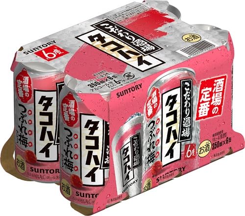 Amazon.co.jp: サントリー こだわり酒場のタコハイ つぶれ梅 350ml×6缶