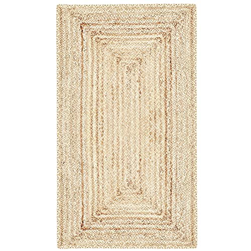 MARRAKESCH Handgewebter Jute Teppich Läufer Nora 110 x 60 cm groß | Teppichläufer geflochten als...
