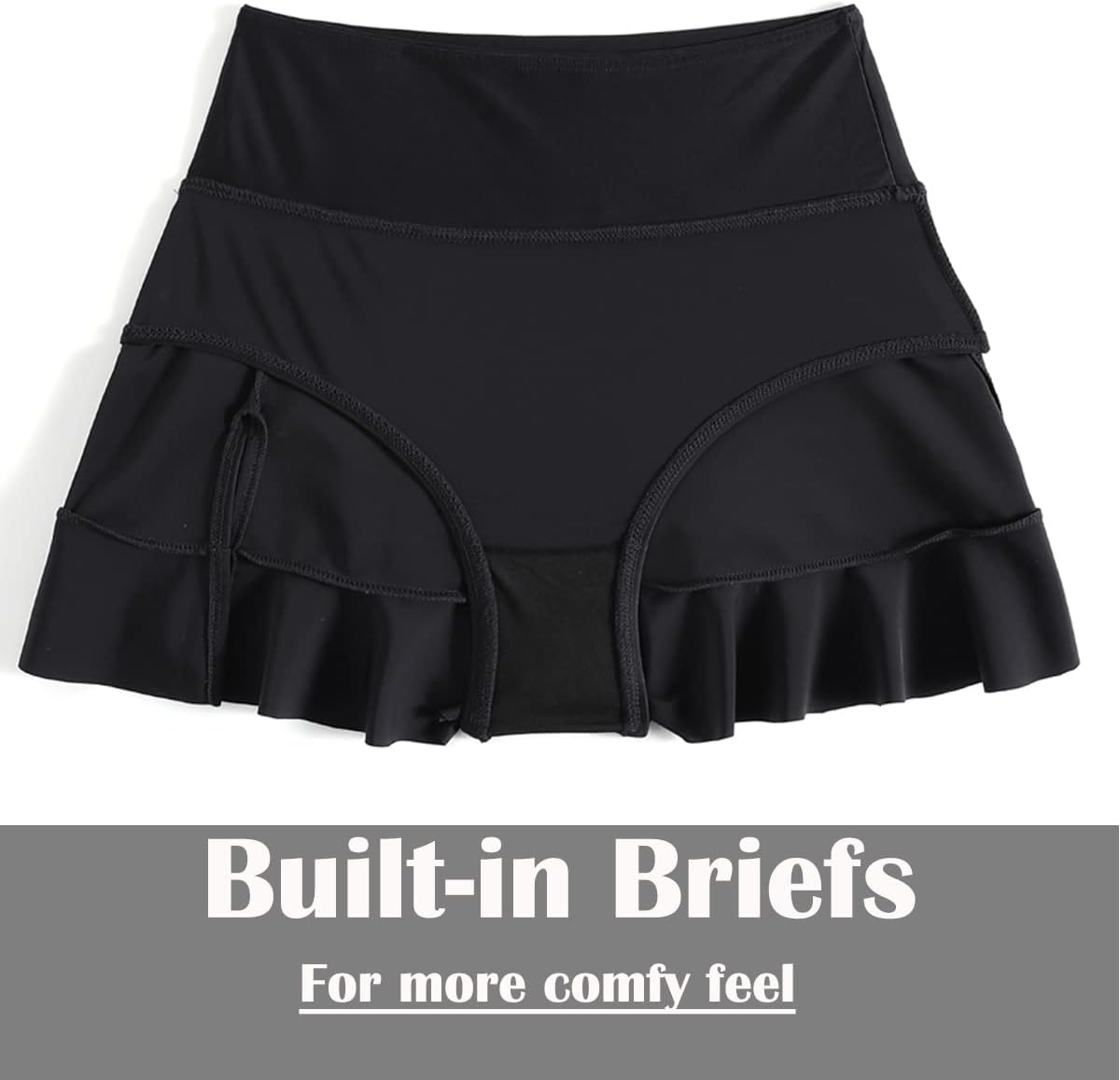 Yilisha Women Bathing Suit Bottoms High Waisted Swim Skirt Tummy Control Bikini Bottoms Swimsuits Tankini - Image 5