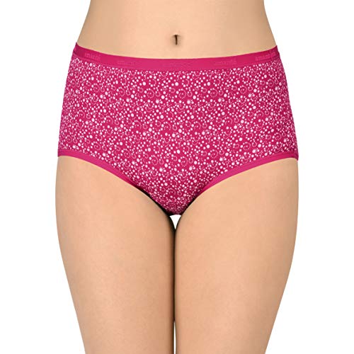 Image of Amante Printed Cotton Full Brief Panty Pack(Pack of 3)