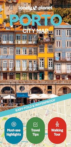 Lonely Planet Porto City Map: Durable, Waterproof, Easy-Fold Planning Map with Attractions & Walking Tours (Compact City Planning Maps)